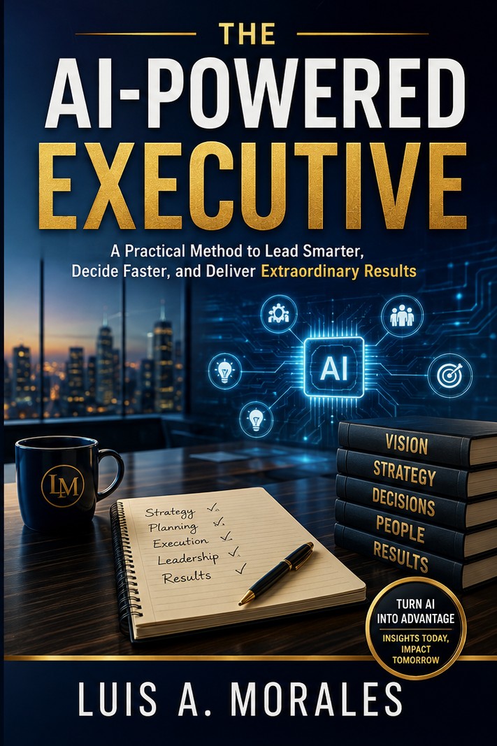 Cover of The AI-Powered Executive by Luis A. Morales