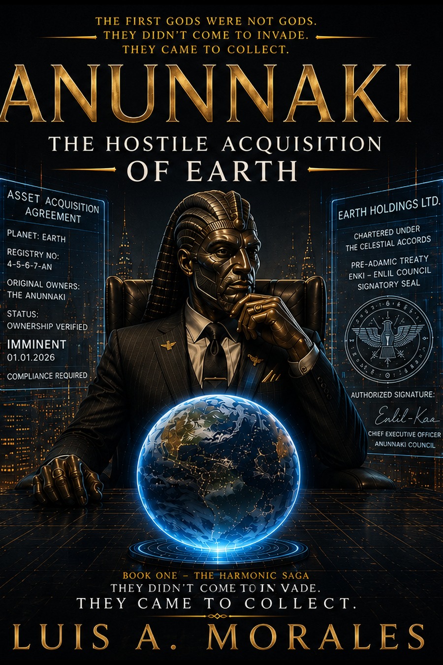 ANUNNAKI The Hostile Acquisition of Earth cover