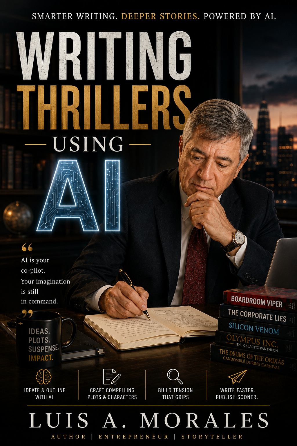 Writing Thrillers Using AI cover